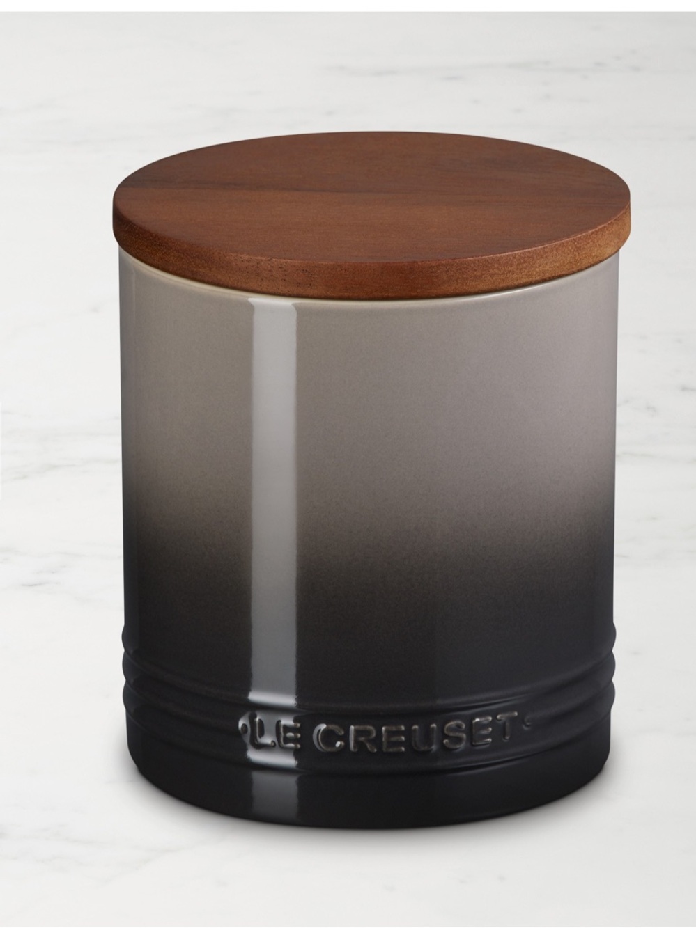New - Le Creuset Cannister in Flint Oyster 26 oz